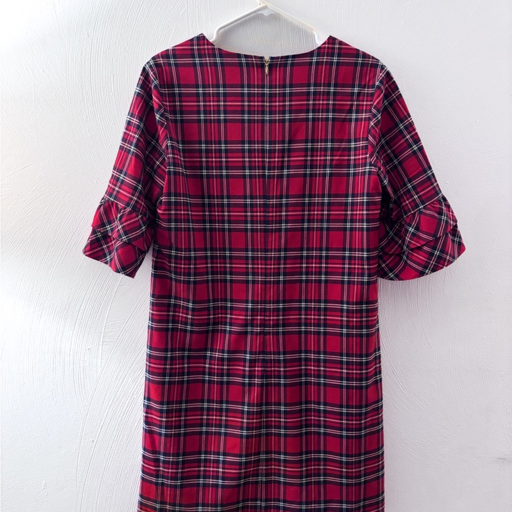 Draper James Red Plaid Mini Dress - Picture 4 of 5
